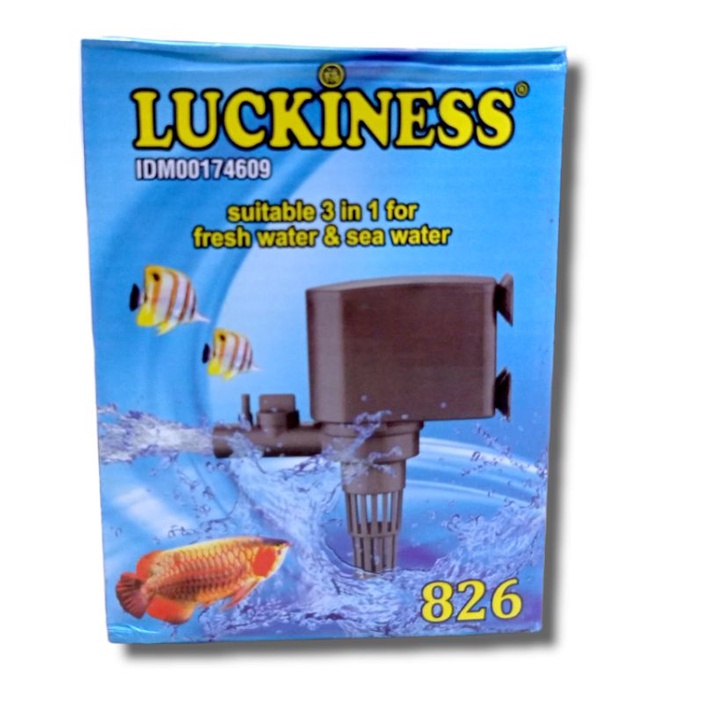 Promo Pompa murah aquarium kolam hidroponik LUCKINESS 826