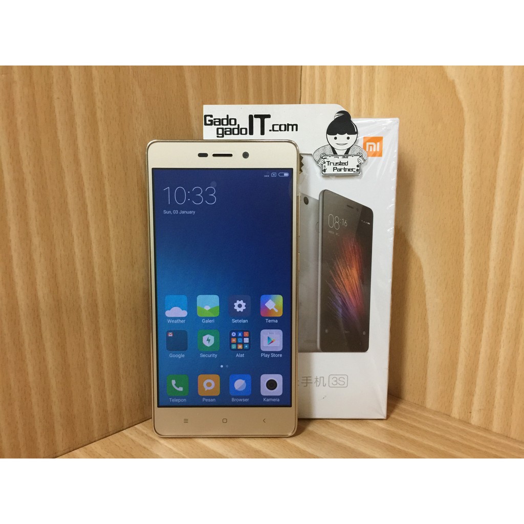 Smartphone XiaoMi Red Mi/Redmi 3S RAM 2GB/eMMC 16GB DUAL SIM 4G (Garansi Distributor)
