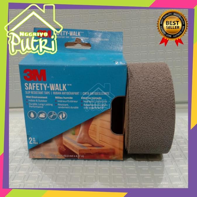 

Anti Slip Lantai Safety Walk 3M Indoor Outdoor Medium Grit-Abu abu