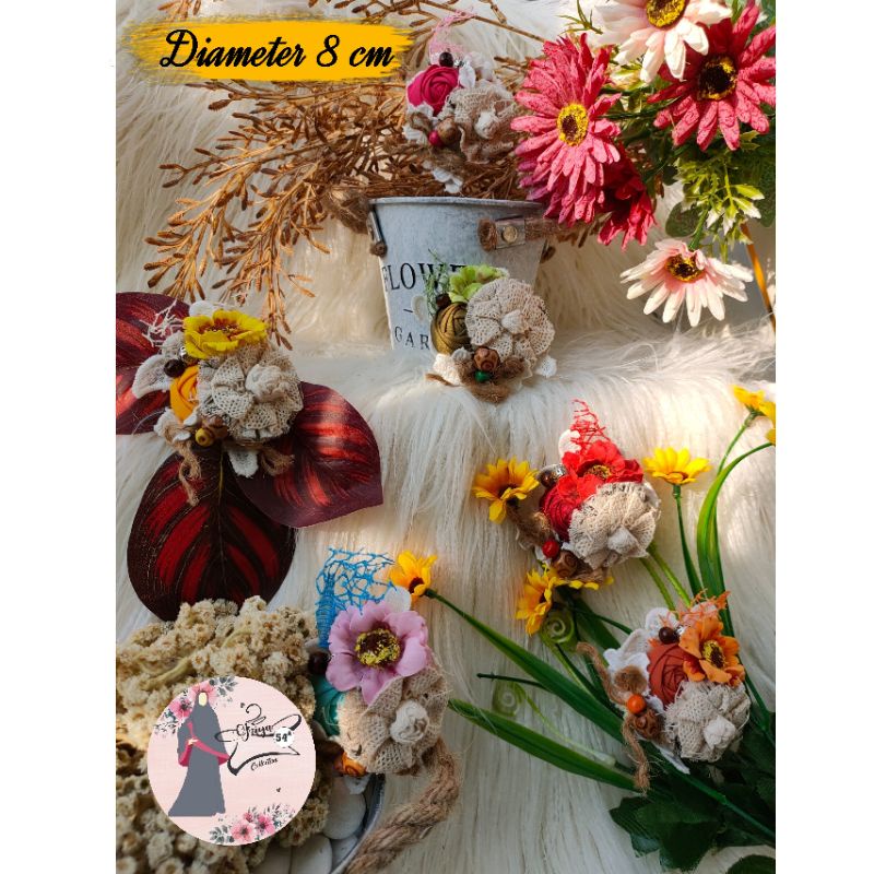 BROS JILBAB BROS BUNGA KAIN KEKINIAN TERBARU