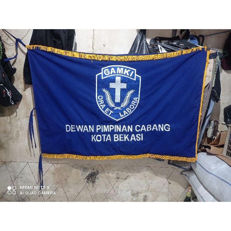 bendera pataka gamki/custom logo/ bendera pataka bordir