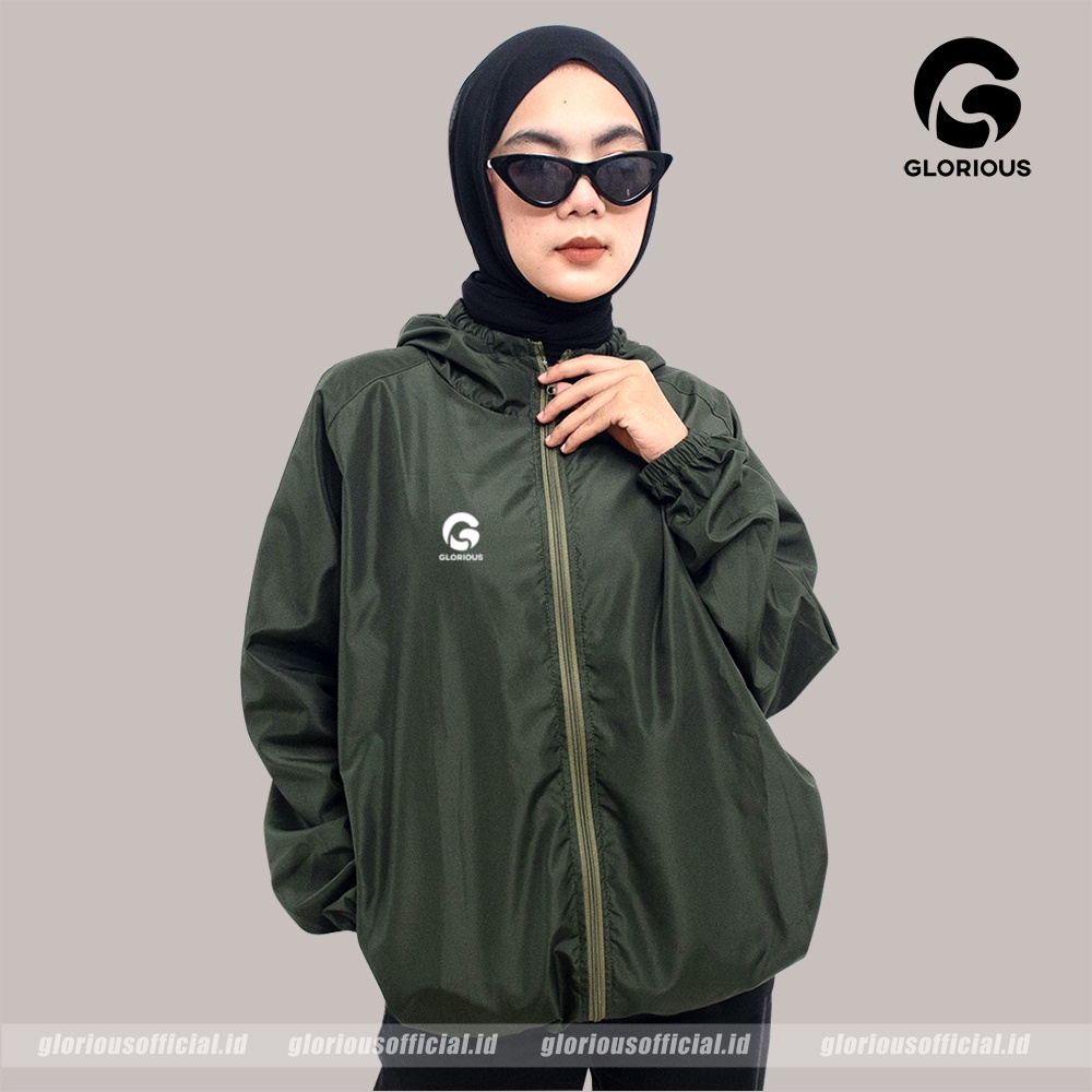 TERMURAH Jaket Parasut Olahraga, Sauna Suit, Jogging, Lari, Bersepeda, Despo, Gym Fitnes, Senam, Pria/Wanita-5