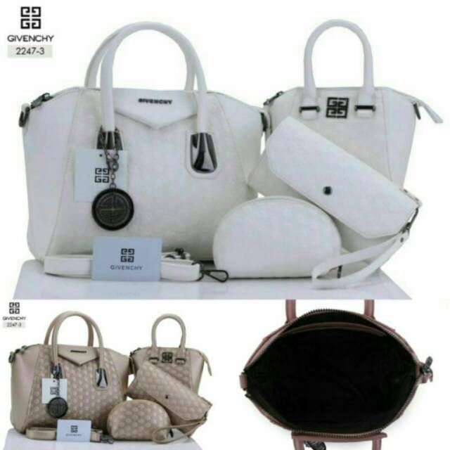 New motif Givenchy Antigona Grained Hardware Black 4in1