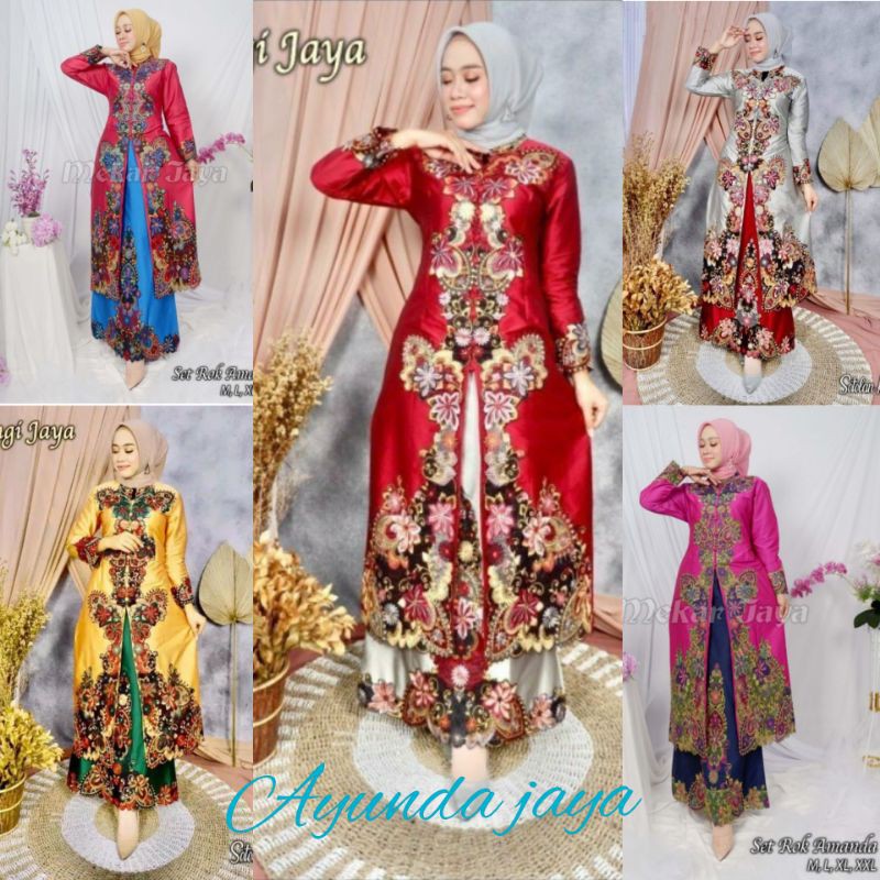 KEBAYA ORIGINAL > SET ROK AMANDA - KEBAYA TERBARU - PAKAIAN WANITA - BAJU KEBAYA > Mekar Jaya