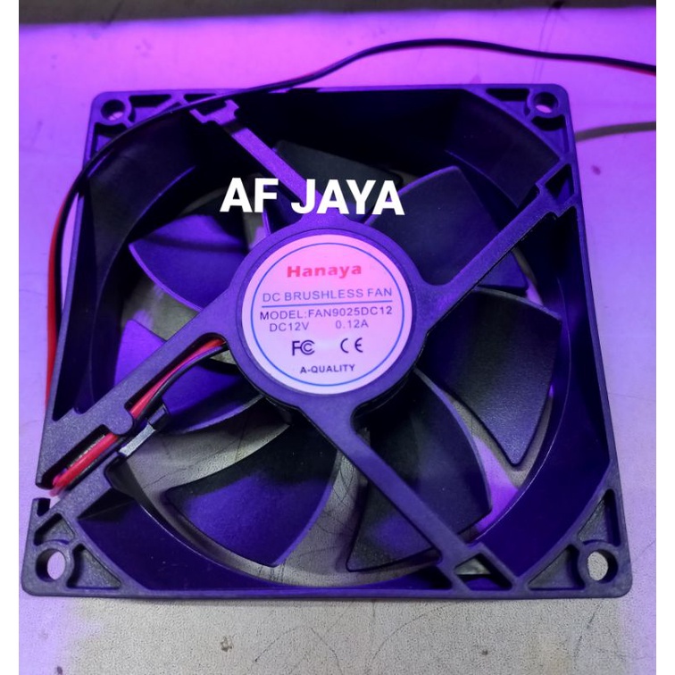 Fan DC 12v 9cm / Kipas DC 12v 9cm x 9cm