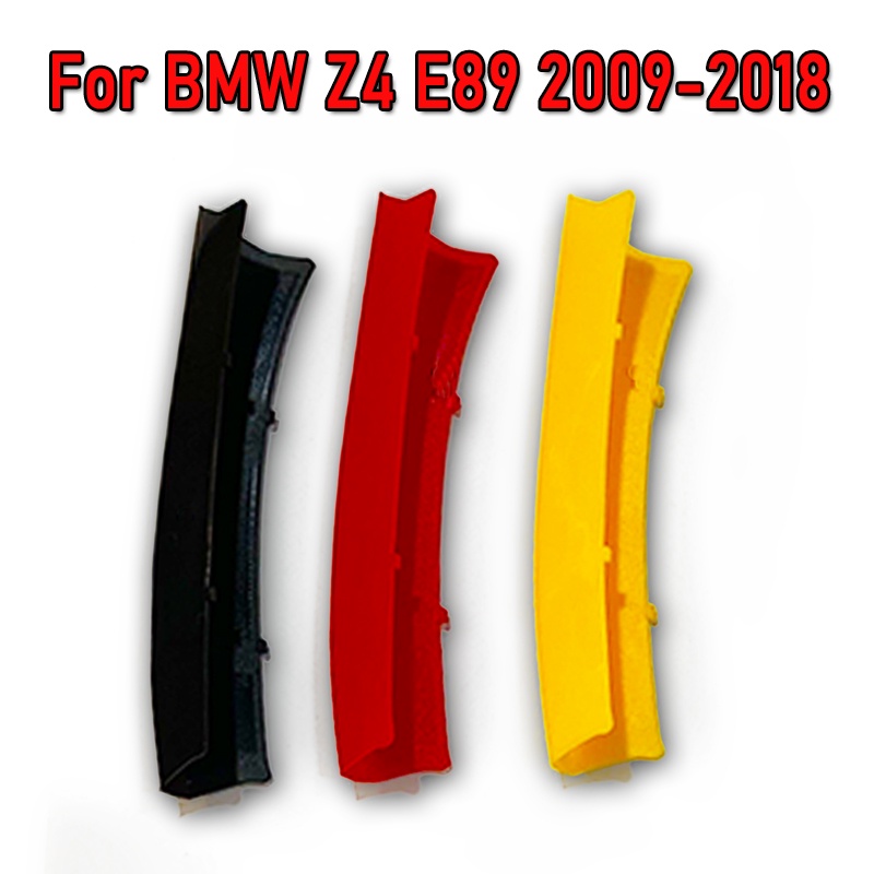 3 Pcs Strip Klip Trim Grill Mobil Balap BMW Z4 E89 E85 G29 Roadster 2002-2019 2021 M Power Bahan ABS