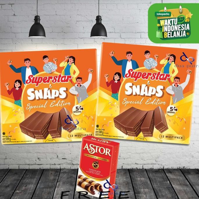 

Ready Stok Superstar Snaps Multipack 336 Gr X 2 Pack Free Astor Coklat@40 Gr