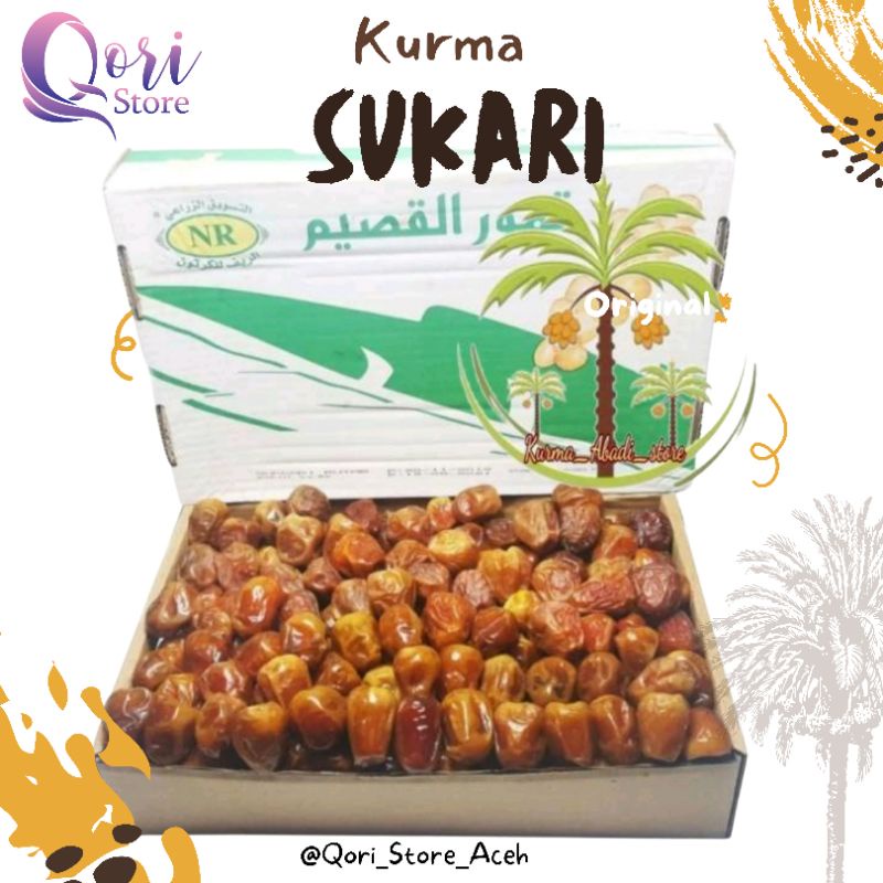 

Kurma Sukari 1 KG / 500gr (Repack)