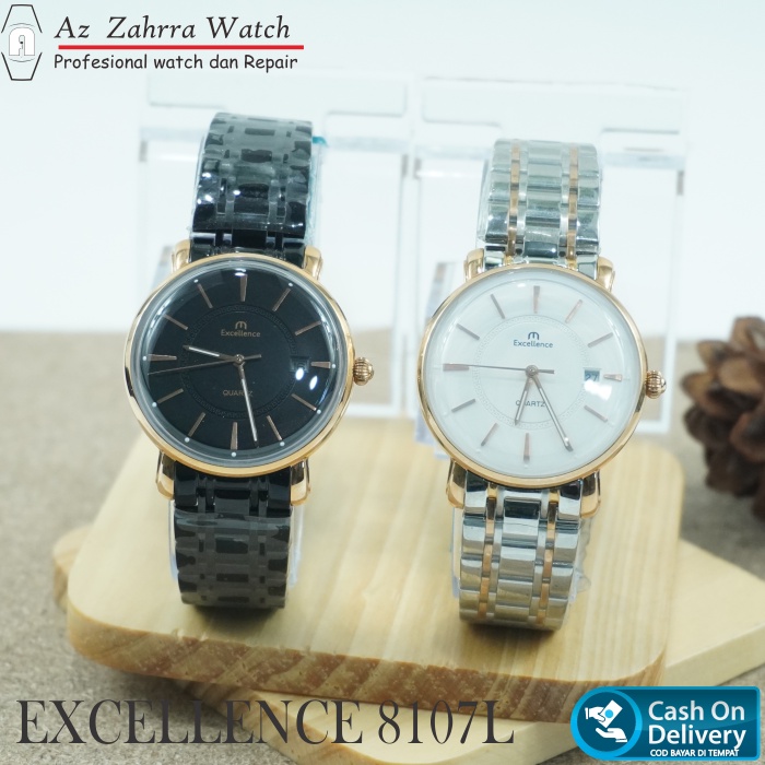 Jam Tangan Pria Wanita Unisex Formal Excellence 8107 Original Bergaransi