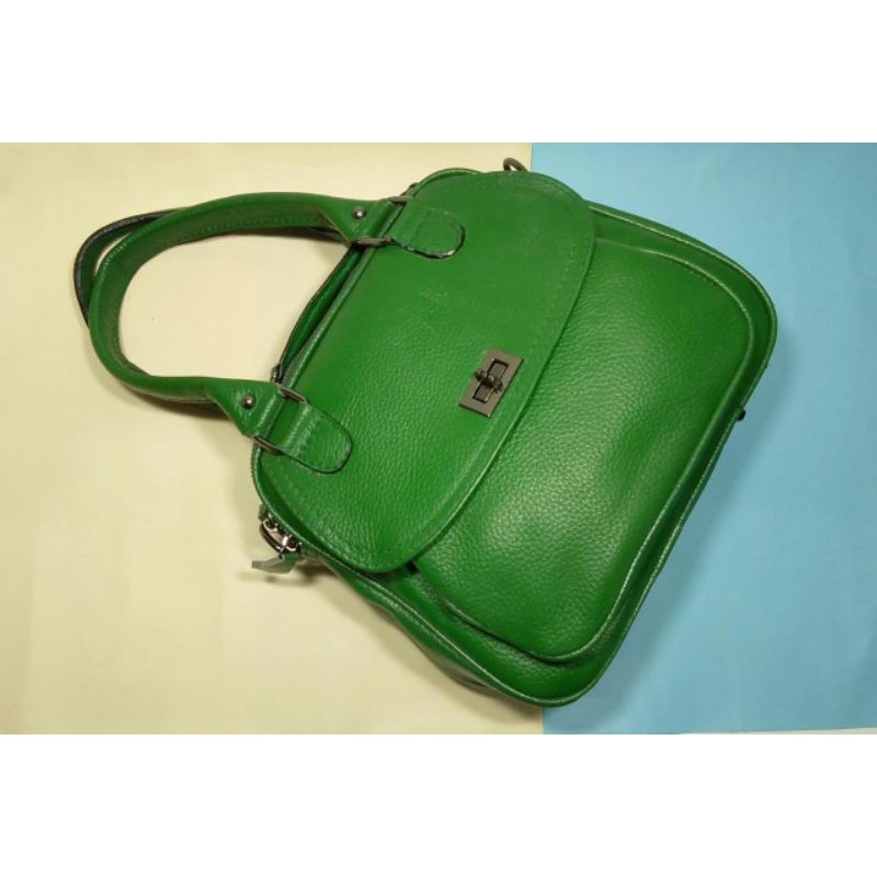 tas kulit sapi model apel (warna lain request by chat)