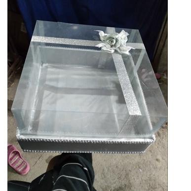 

Best - kotak hantaran satuan tutup full mika model list pita ukuran 30 30 20 ン