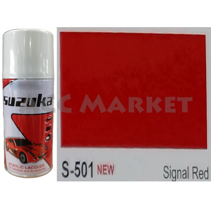 Pilox Suzuka Pilok Pylox Merah Signal Red S501