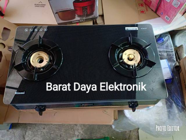 Jual Kompor Gas Rinnai Kompor Kaca Ri 712 Ga Tempered Glass Kompor Gas 2 Tungku Api Lilin Indonesia Shopee Indonesia