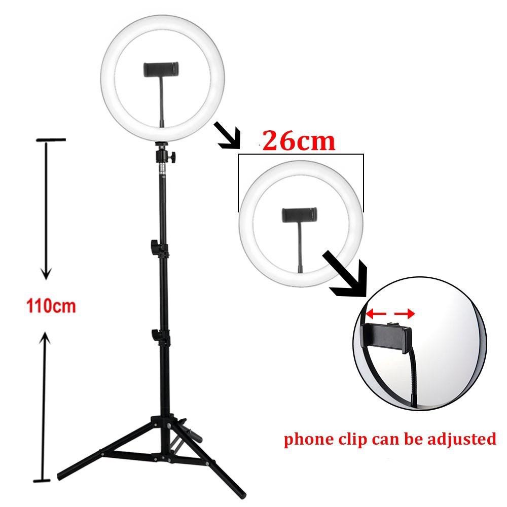 Ringlight Tripod M-26 LED Kit with Tripod 2.1M Stand for phone and camera [PM]