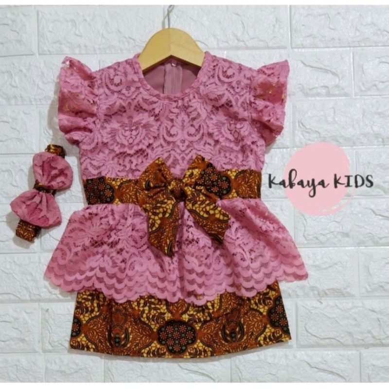 Kebaya Tedak Siten Anak dan Bayi Cewek