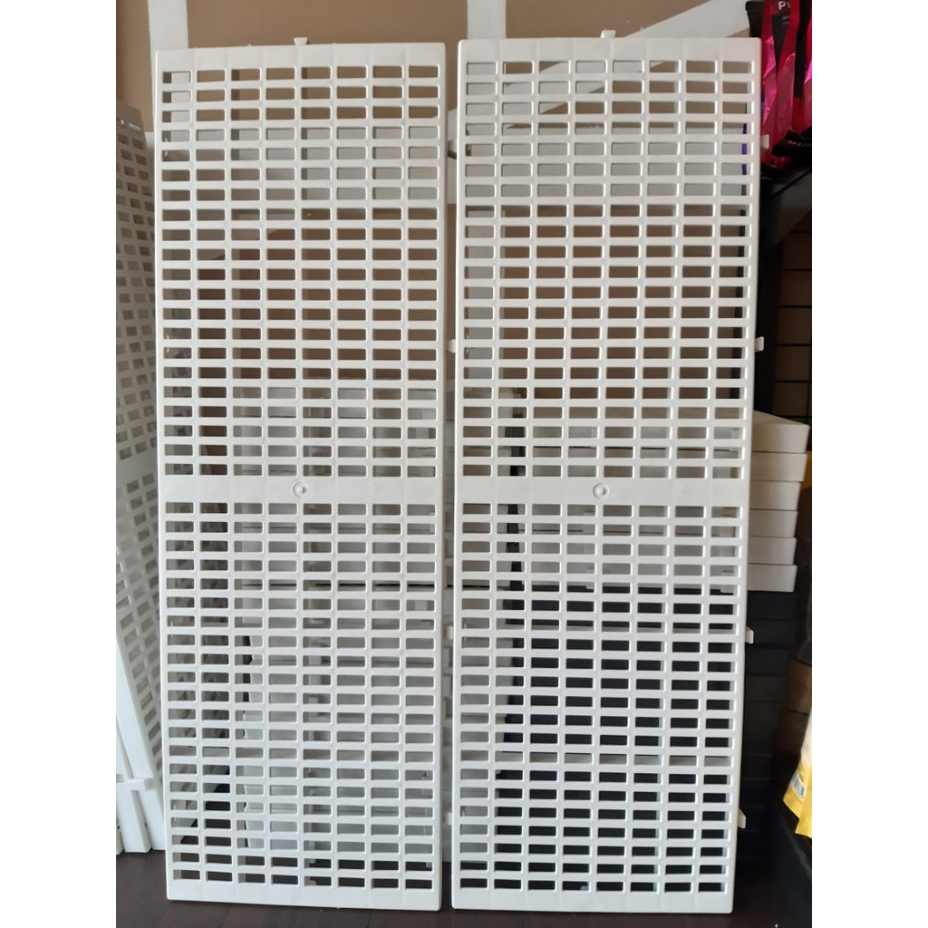 Tatakan Kandang / Alas Kandang Anjing Kucing Kelinci / Palet Kandang / Alas Kandang Plastik 90x30cm-1