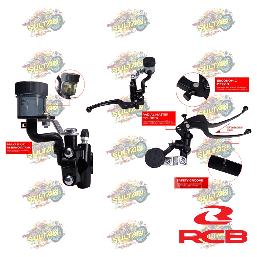 MASTER HANDLE REM RCB RADIAL S2 14MM KANAN KIRI CAKRAM UNIVERSAL