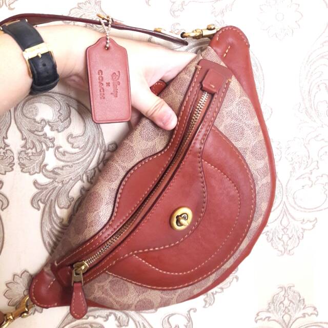 Preloved coach waist bag