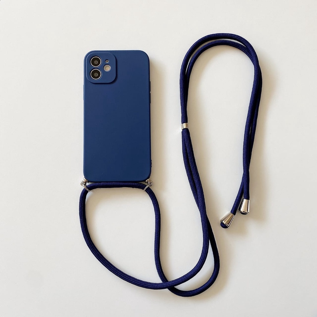 Silicon Square Edge Tali Lanyard Compatible for IPHONE 11 PRO MAX Softcover case