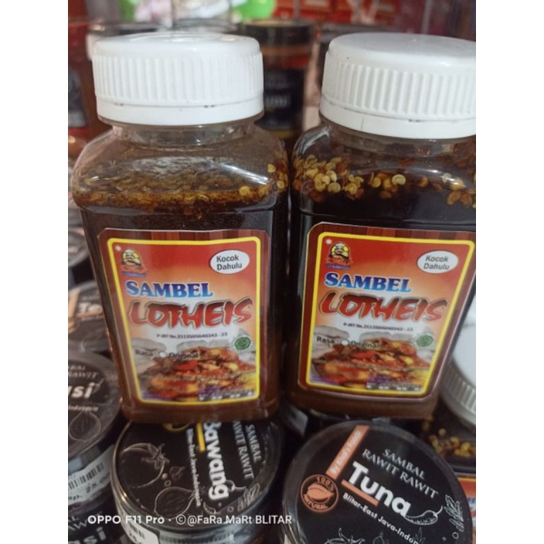 

SAMBAL LOTHEIS/SAMBEL COLEK/ BUMBU RUJAK BUAH KHAS BLITAR