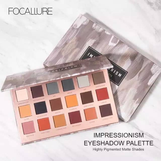 Focallure 18 Color IMPRESSIONISM Eyeshadow Palette Highly