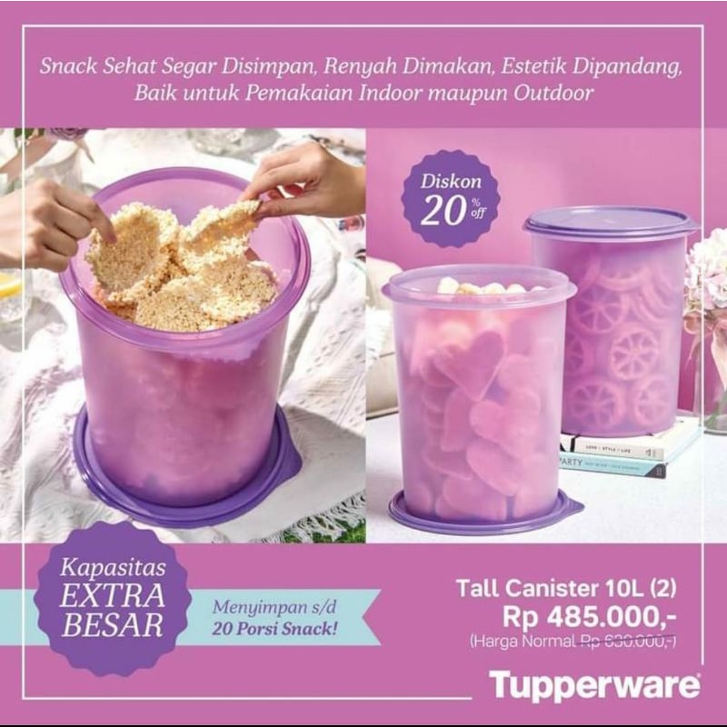 Tall Canister 10 Liter