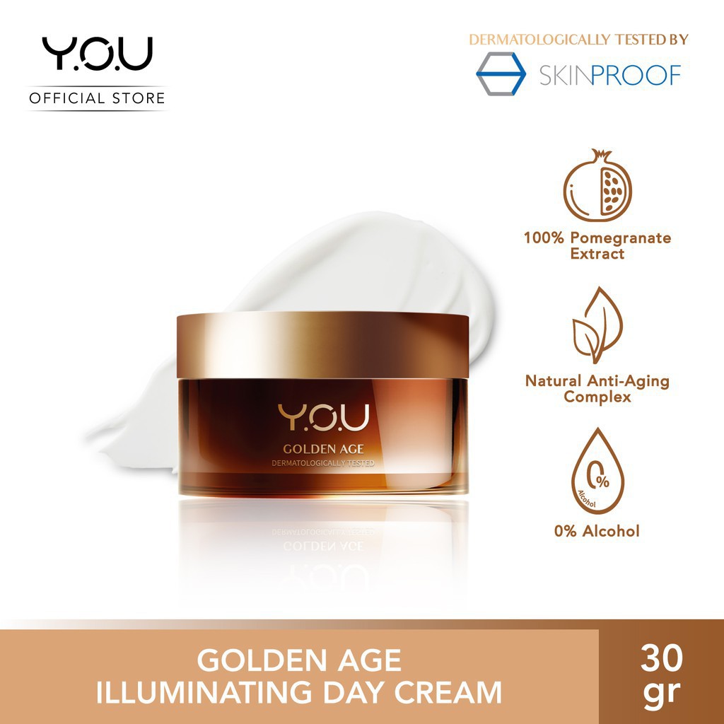 Y.O.U Golden Age Illuminating Day Cream - 30GR