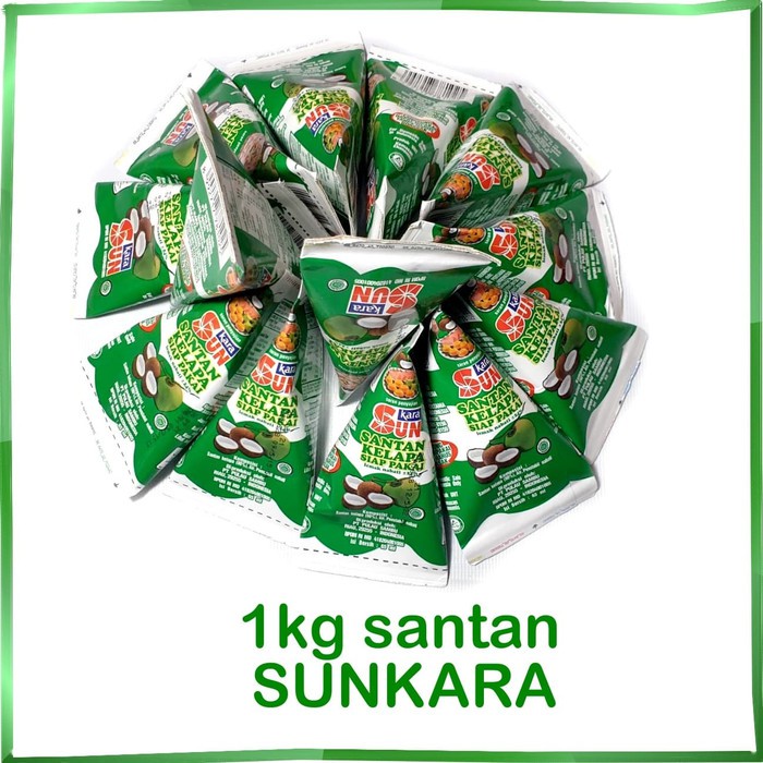 

1 kg santan SUN kara santan sunkara 13x65ml