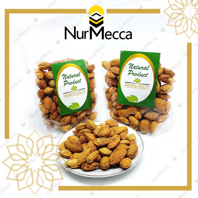 Kacang Almond Panggang 250 Gram Oleh Oleh Haji Dan Umroh