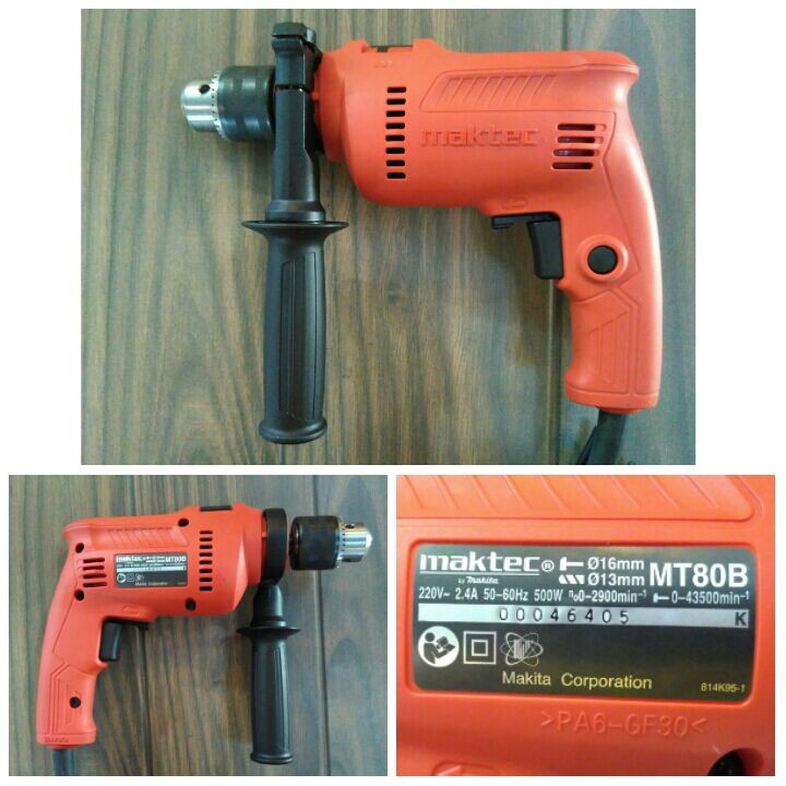 bor besi dan beton maktec mt80b