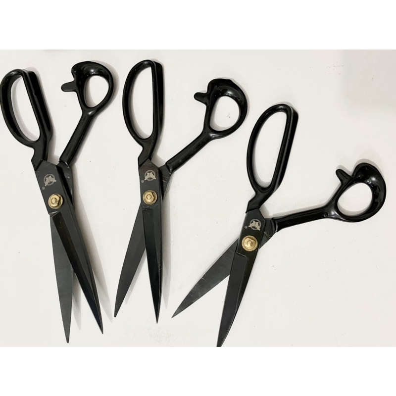 Gunting Kain Butterfly Gagang Karet Premium 8” 9” 10” dan 12” Professional Tailor Scissors