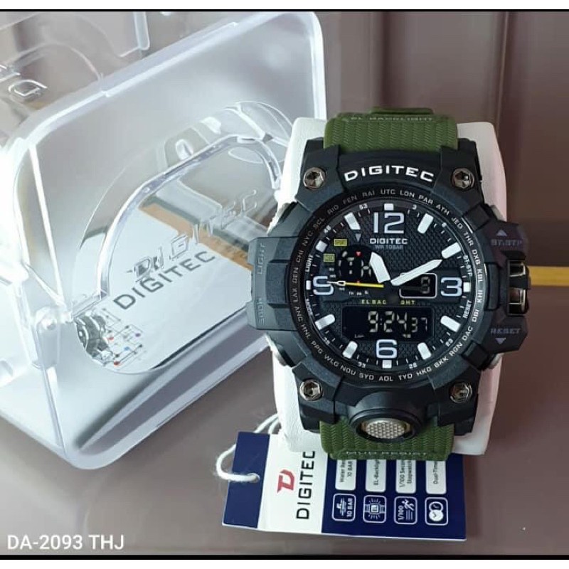 JAM TANGAN PRIA DIGITEC 2093 ORIGINAL WATERPROOF