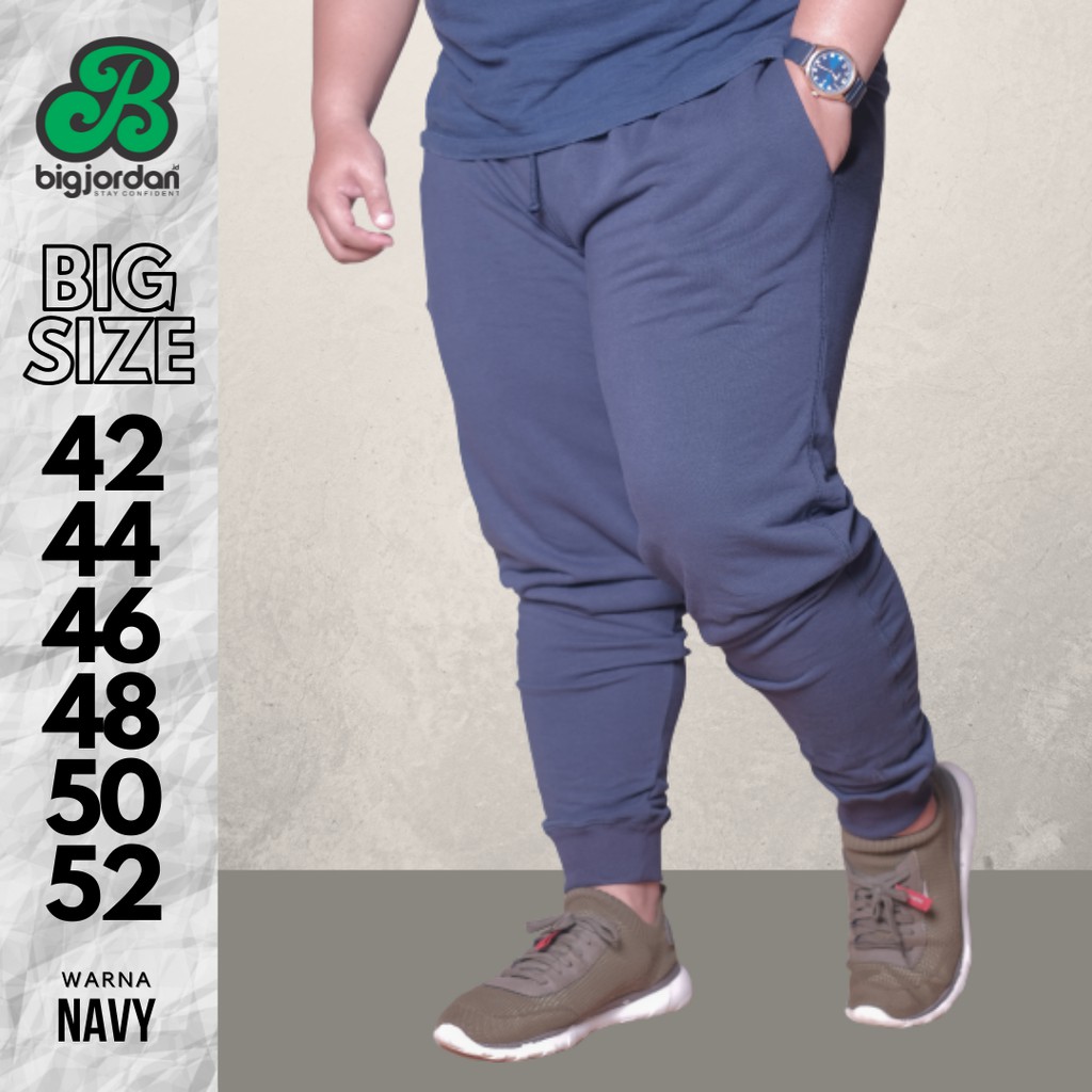 BIG JORDAN ORIGINAL celana Jogger pants big size 40 42 44 46 48 50 52 joger ukuran besar jumbo