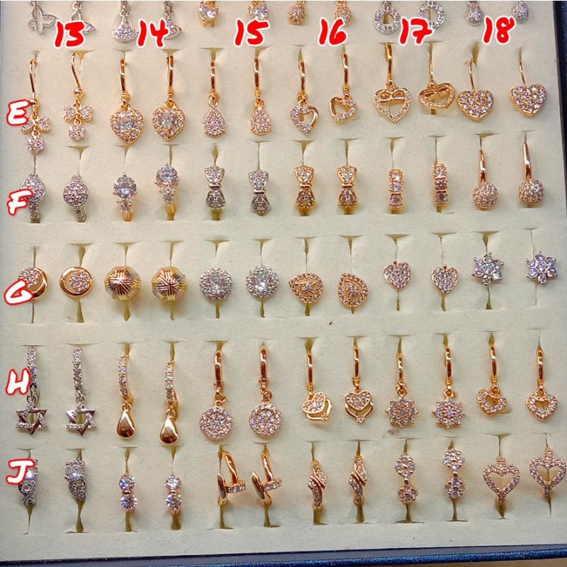 La Vienne - Anting Titanium Wanita - 5 Variasi Magdalena