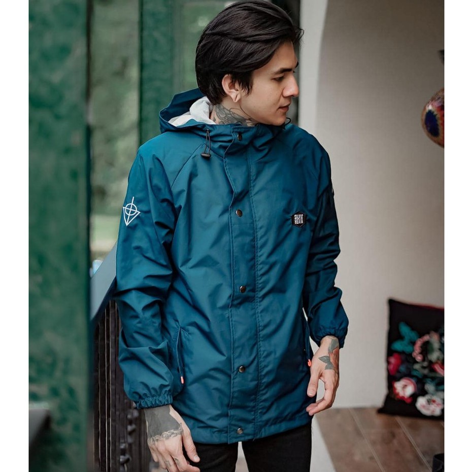 JAKET PRIA - JAKET CASUAL PRIA-JAKET SALVIOHEXIA-JAKET WATERPROOF OUTDOOR -JAKET PARASUT PRIA MURAH-Gambar 20