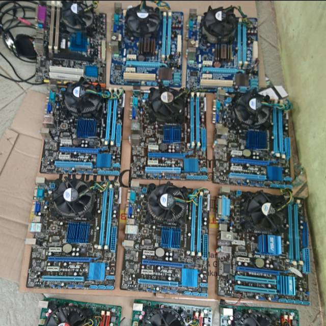 Mobo G41 Asus/Gigabyte ddr3 plus procesor core2duo e7500 2.93ghz dan fan