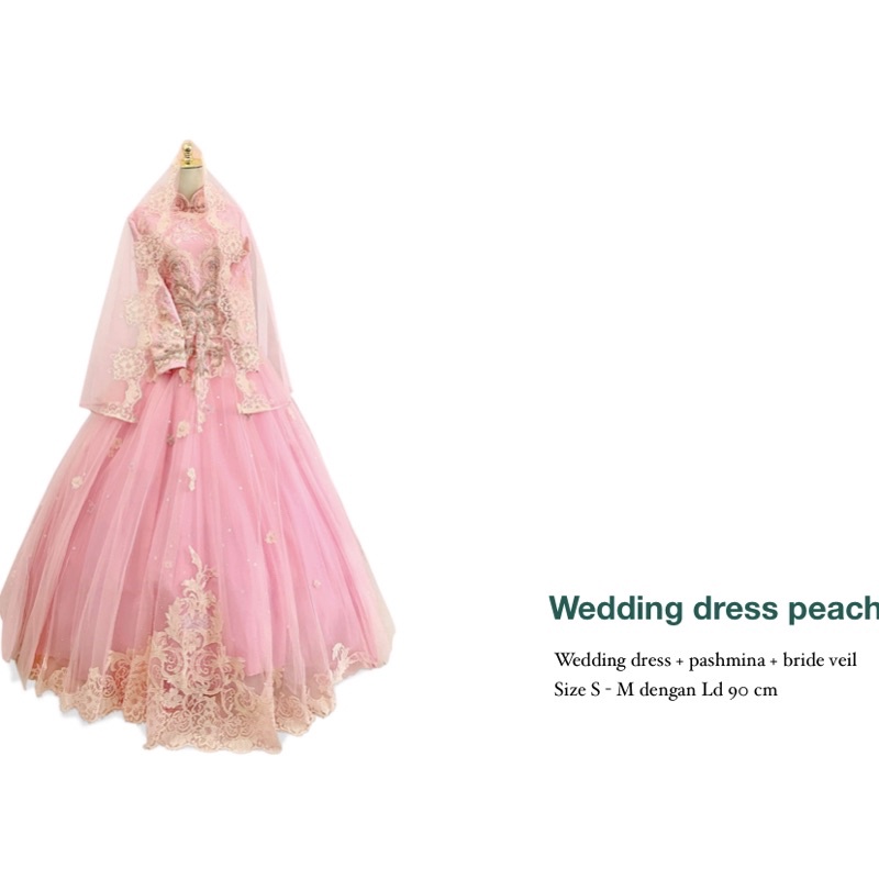 Sewa gaun pengantin wedding dress