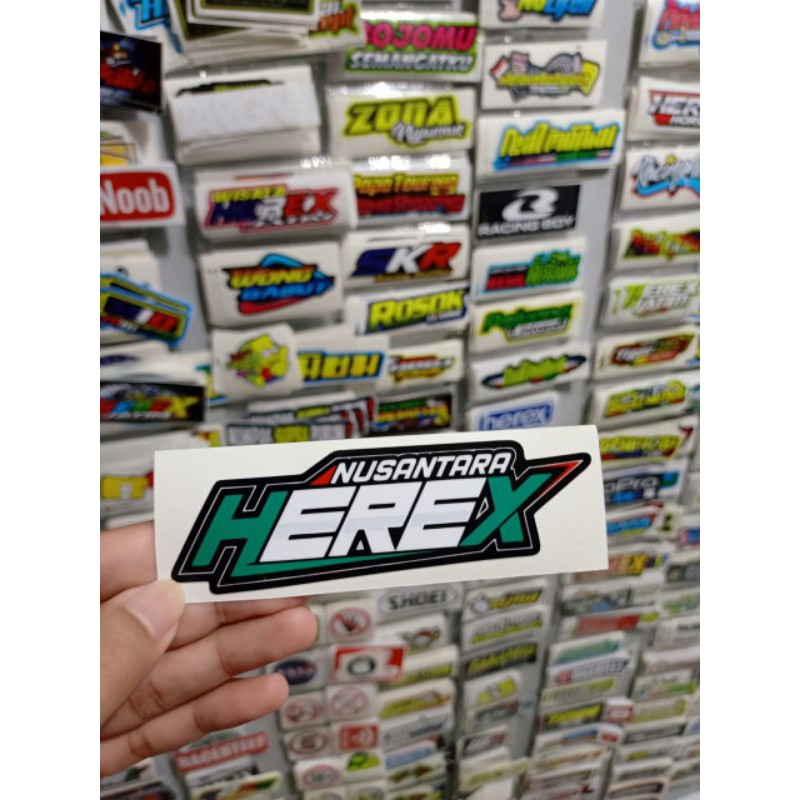 Sticker printing NUSANTARA HEREX minim pembelian harus 20rb