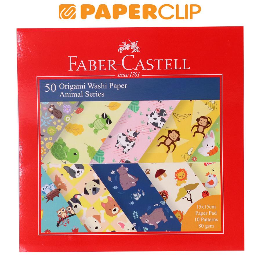 

KERTAS LIPAT WASHI PAPER FABER CASTELL 171516 15X15 ANIMAL SERIES
