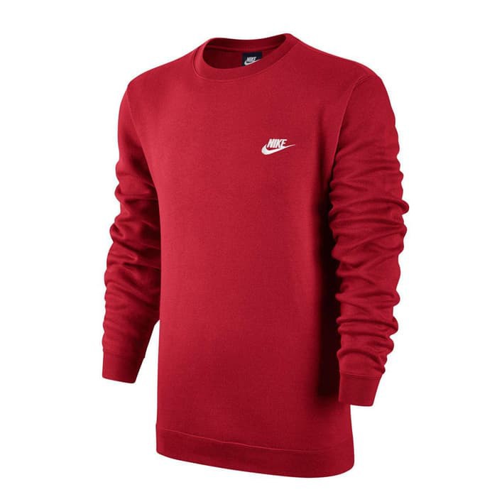 Sweater Oblong Merah Logo Nike Hoodie