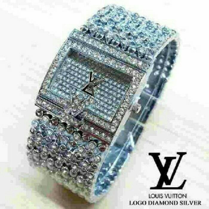 Jam Tangan Merica LV Timbul Jtr 331 silver