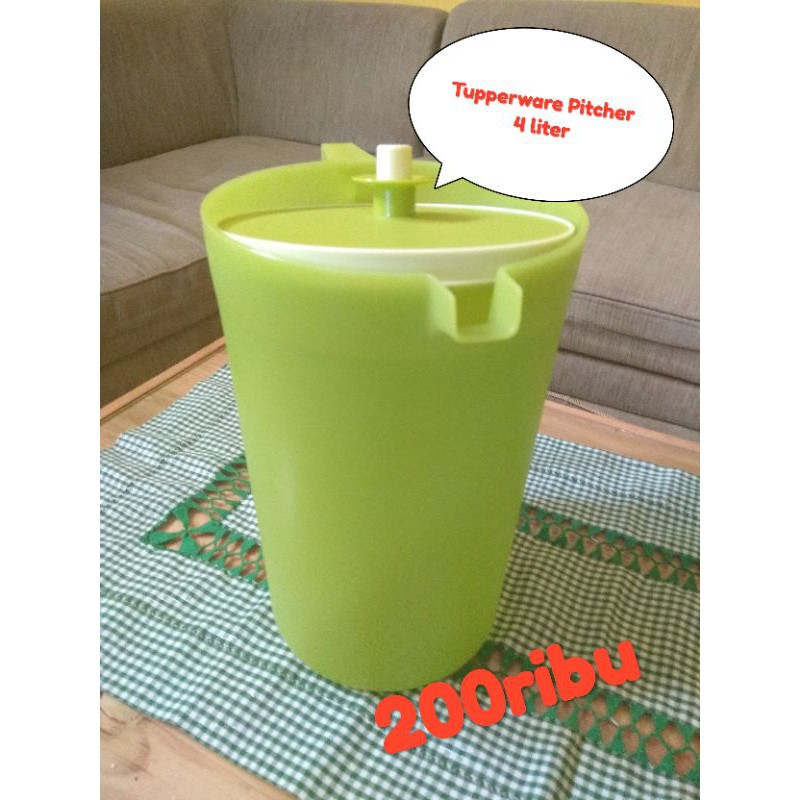 Tupperware Pitcher 4 Liter teko besar