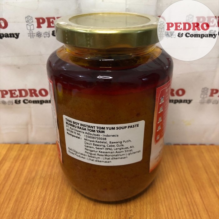 

New Arrival - Thai Boy - Tom Yum Soup Paste/ Bumbu Sup Tom Yam (500Gr)