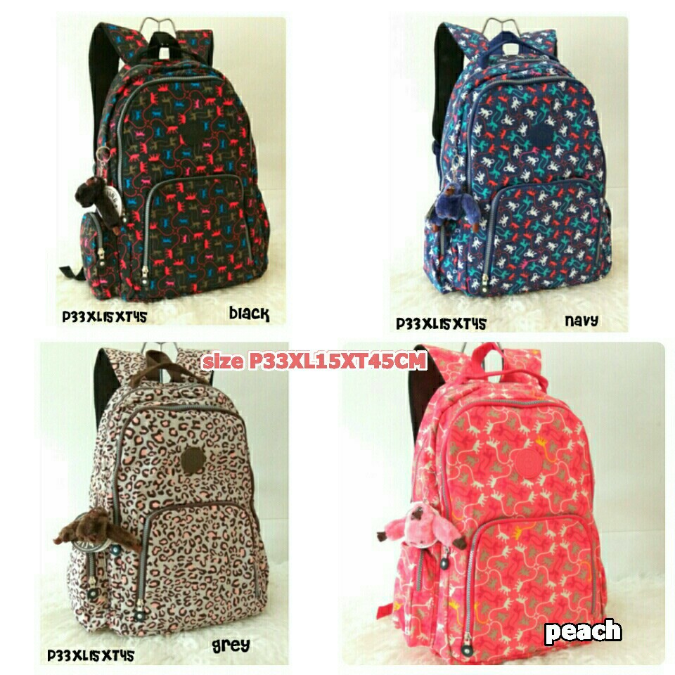 TERMURAH KP7029 Tas Ransel Kipling Motif Jumbo