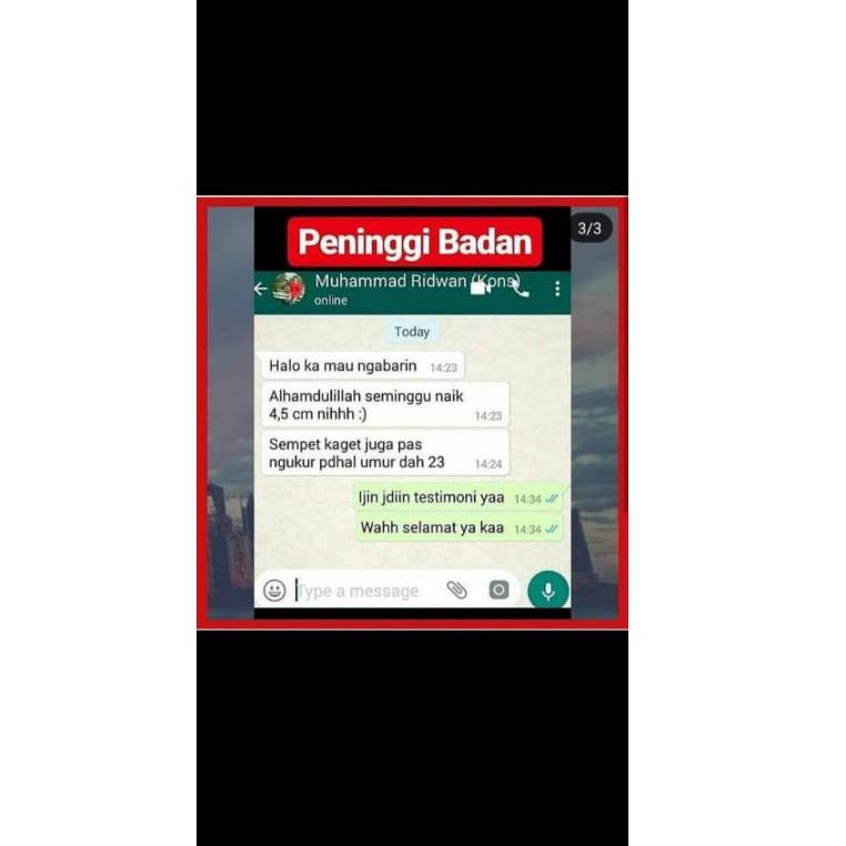 

[KODE YHHOO] [COD] PAKET PENINGGI BADAN TERBAIK | PENINGGI TUBUH ALAMI | ZINC + SUSU CALSIUM 100% ORIGINAL TIENS