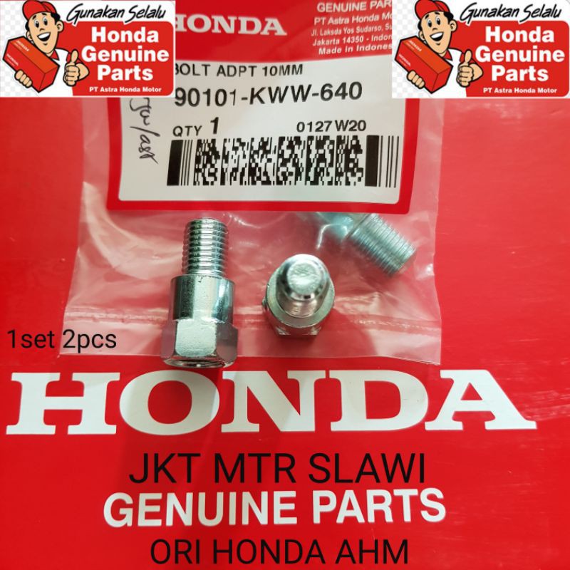 90101-KWW-640 baut sambungan scoopy f1 beat f1 vario all bebek ori Honda AHM