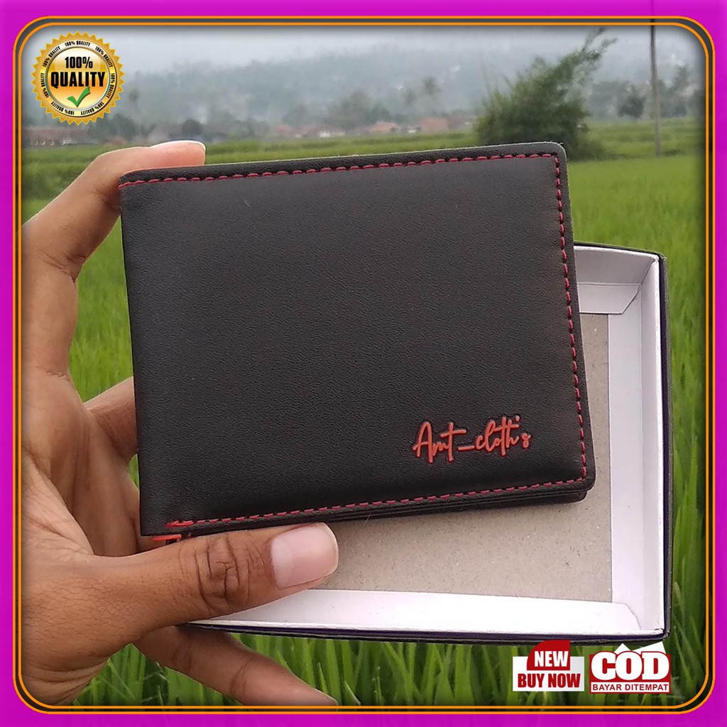 TERLARIS DOMPET COWOK TERBARU BRANDED PREMIUM synthetic Leather Men 's