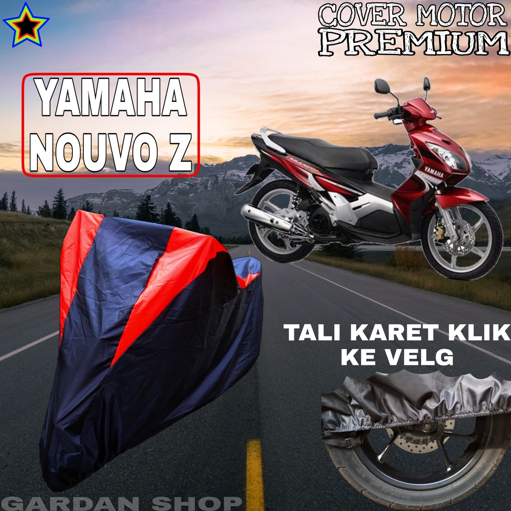 Sarung Motor YAMAHA NOUVO Z Hitam MERAH Body Cover Penutup Pelindung Motor Yamaha Nouvo PREMIUM