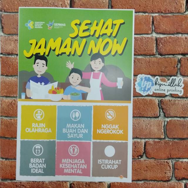  Poster  sehat jaman  now  Shopee Indonesia