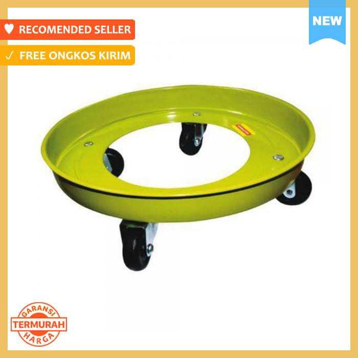 Kenmaster Tatakan Tabung Gas Besi Roda - Dapur - Kompor & Gas Regulator